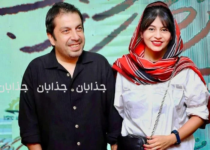 عباس جمشیدی فر و همسرش